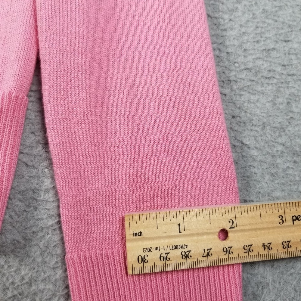 Amazon Essentials Cardigan Sweater Womens Medium M Pink Button Up Crew Neck Knit - Picture 10 of 10
